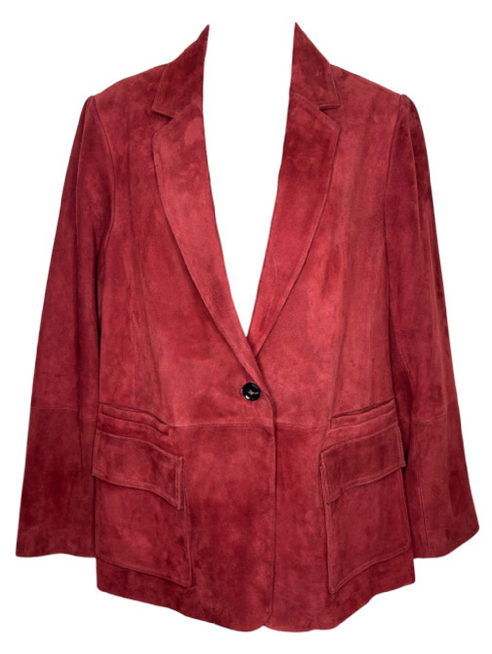 Kobi Halperin Brenna Suede Jacket in Wine NWT